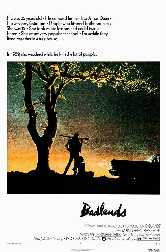 دانلود فیلم سرزمین های بد Badlands 1973