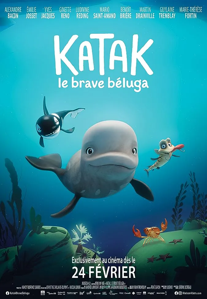 دانلود انیمیشن کاتاک: نهنگ سفید شجاع Katak: The Brave Beluga دوبله فارسی
